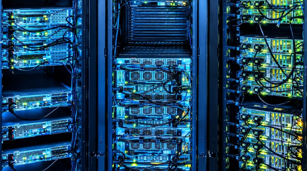 Hệ thống server rack Data Center và giải pháp quản lý máy chủ KVM Switch